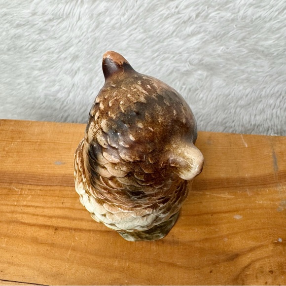 Vintage Rare Isco Ceramic Owl Figurine Statue Cabin Decor - Picture 8 of 10
